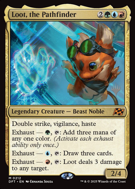 Loot, the Pathfinder (212p) - Aetherdrift Promos (PDFT)