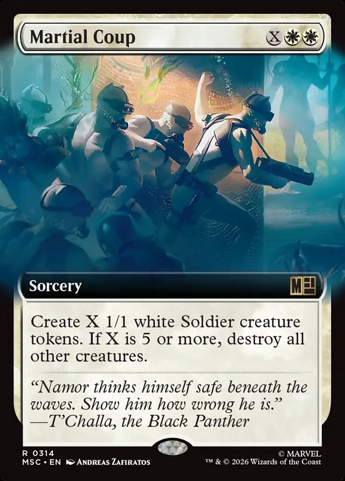 Martial Coup (314) - Marvel Super Heroes Commander (MSC)