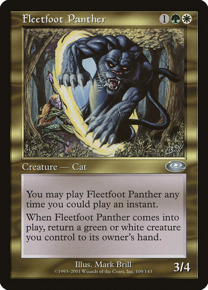 Fleetfoot Panther (108) - Planeshift (PLS)