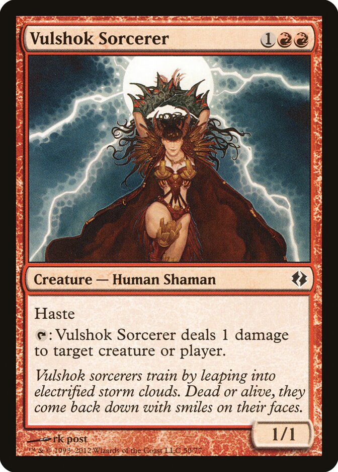Vulshok Sorcerer (50) - Duel Decks: Venser vs. Koth (DDI)