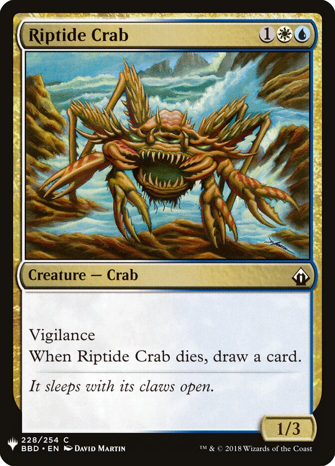Riptide Crab (BBD-228) - The List (PLST)