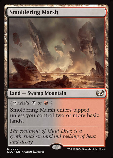 Smoldering Marsh (299) - Duskmourn: House of Horror Commander (DSC)