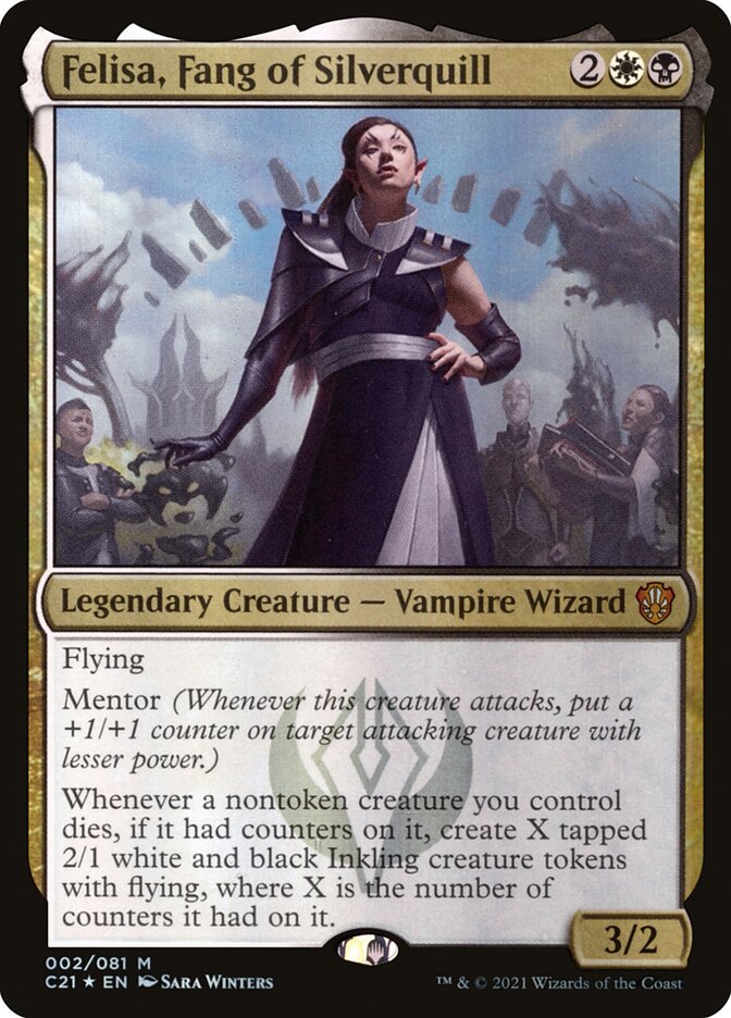 Felisa, Fang of Silverquill (2) - Commander 2021 (C21)