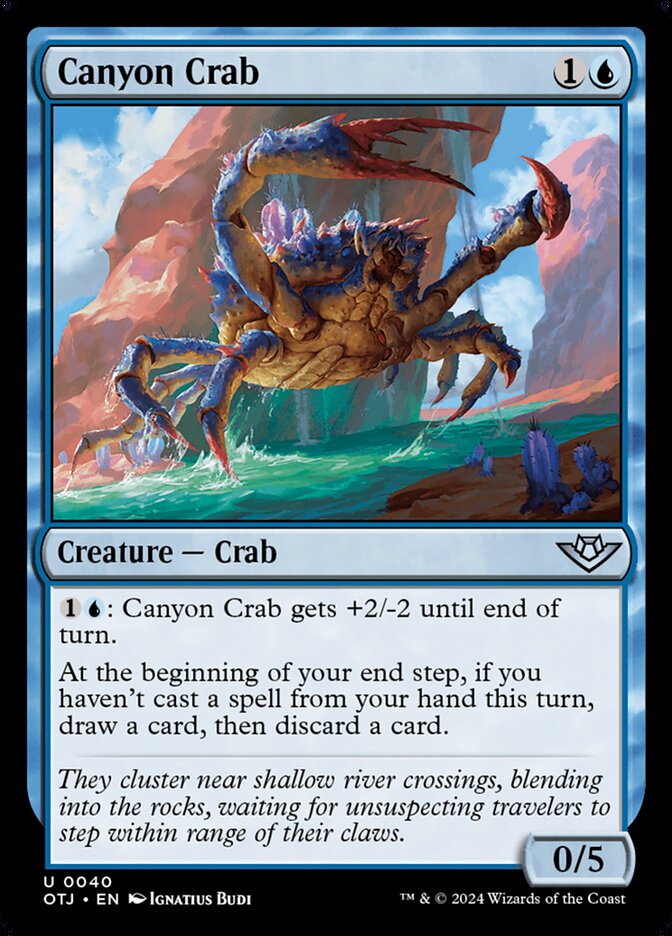 Canyon Crab (40) - Outlaws of Thunder Junction (OTJ)