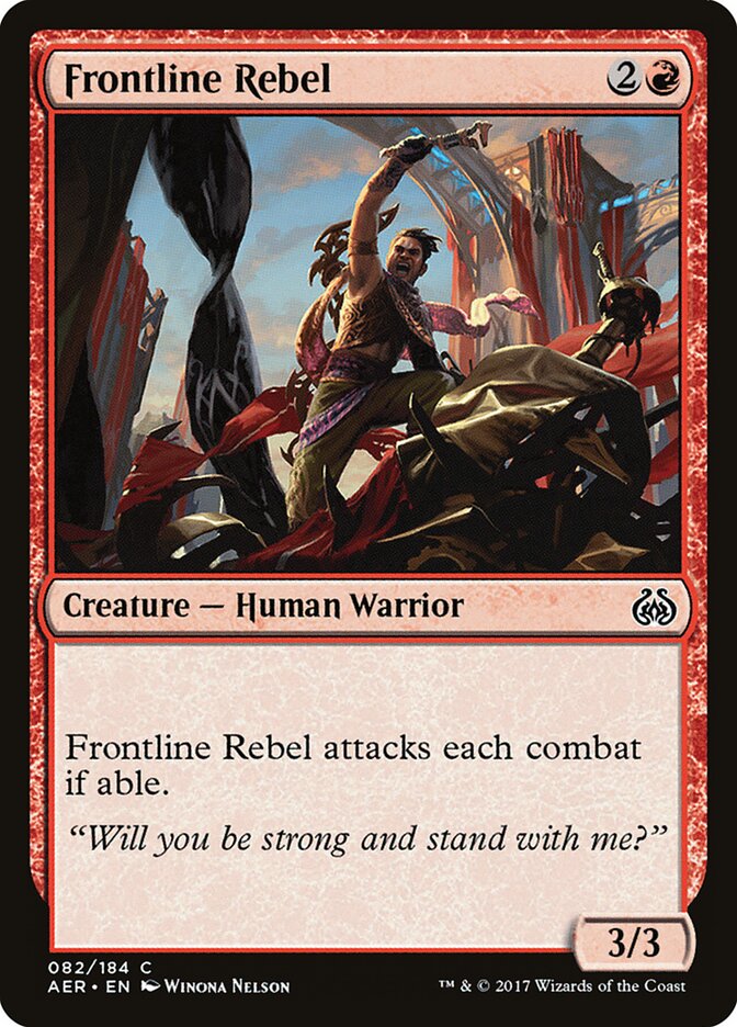 Frontline Rebel (82) - Aether Revolt (AER)