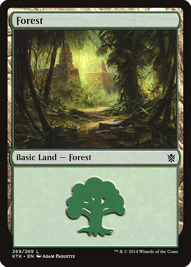 Forest (269) - Khans of Tarkir (KTK)