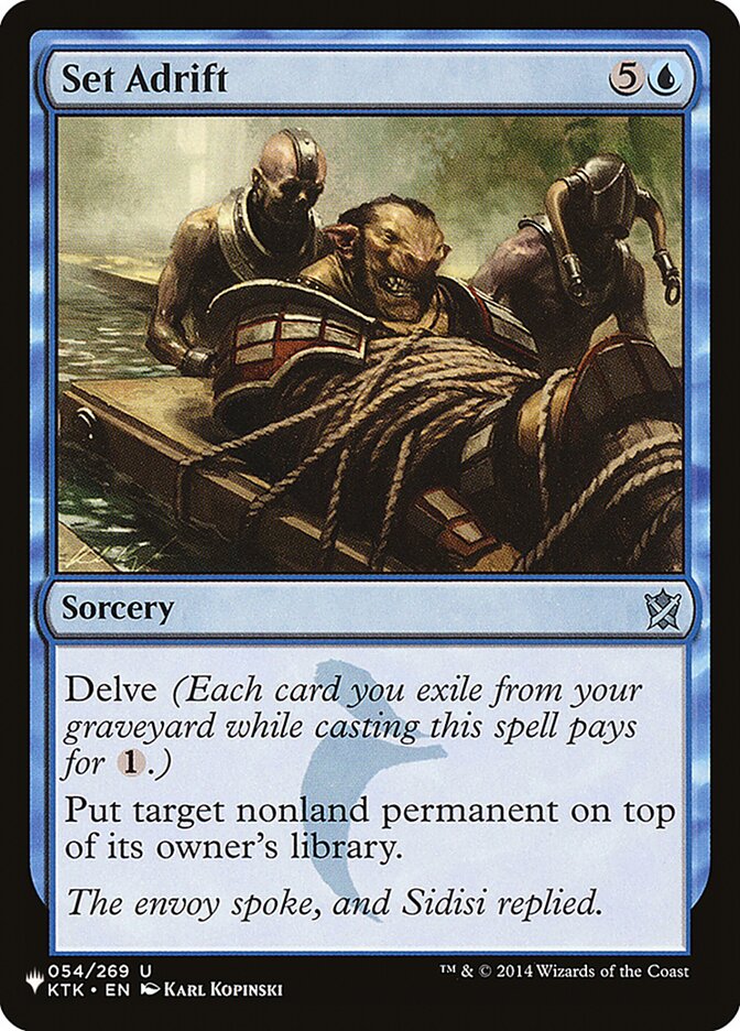 Set Adrift (KTK-54) - The List (PLST)