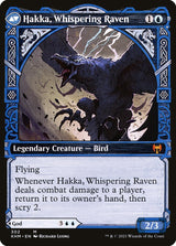 Alrund, God of the Cosmos // Hakka, Whispering Raven (302) - Kaldheim (KHM)