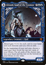 Alrund, God of the Cosmos // Hakka, Whispering Raven (302) - Kaldheim (KHM)