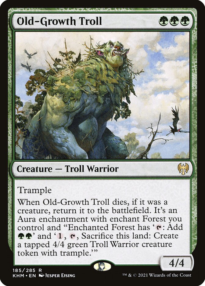 Old-Growth Troll (185) - Kaldheim (KHM)