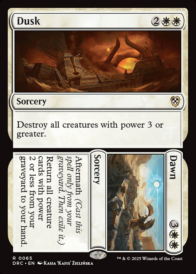 Dusk // Dawn (65) - Aetherdrift Commander (DRC)