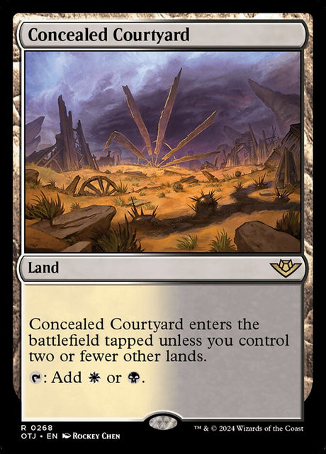 Concealed Courtyard (268) - Outlaws of Thunder Junction (OTJ)