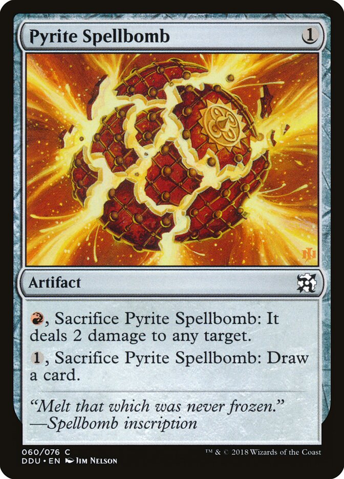 Pyrite Spellbomb (60) - Duel Decks: Elves vs. Inventors (DDU)