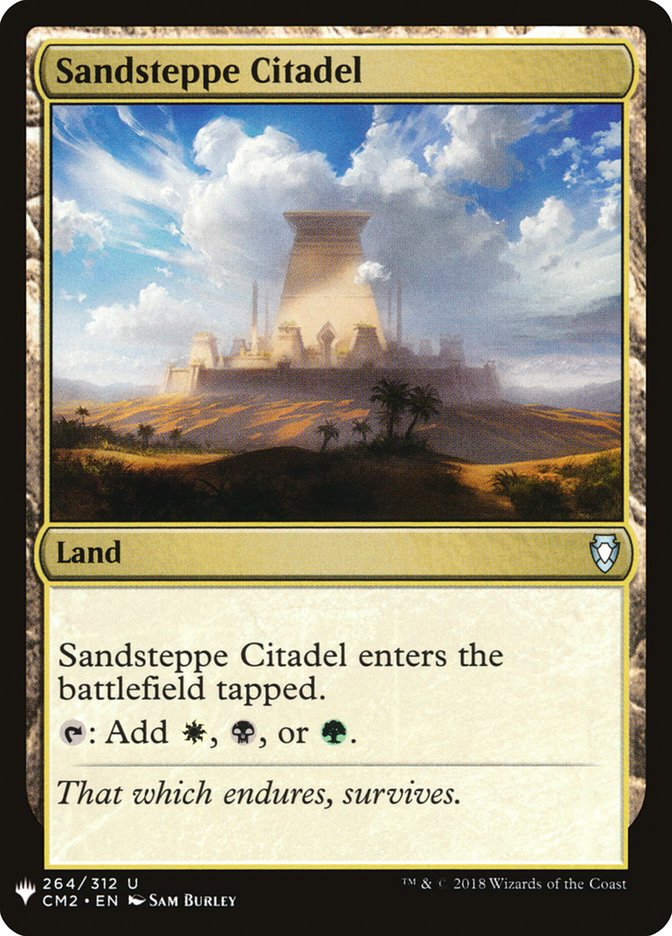 Sandsteppe Citadel - The List (PLST)