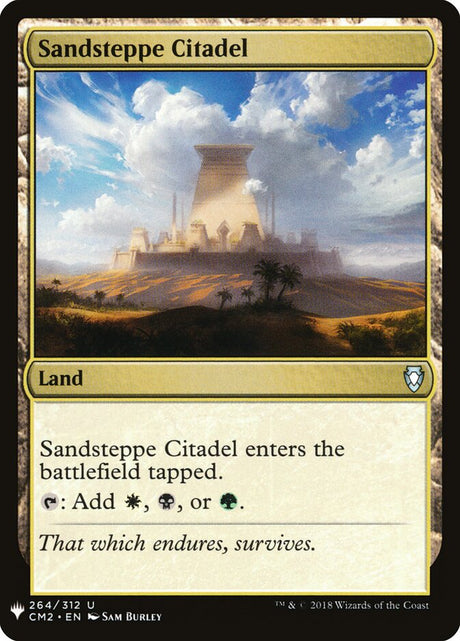 Sandsteppe Citadel (CM2-264) - The List (PLST)