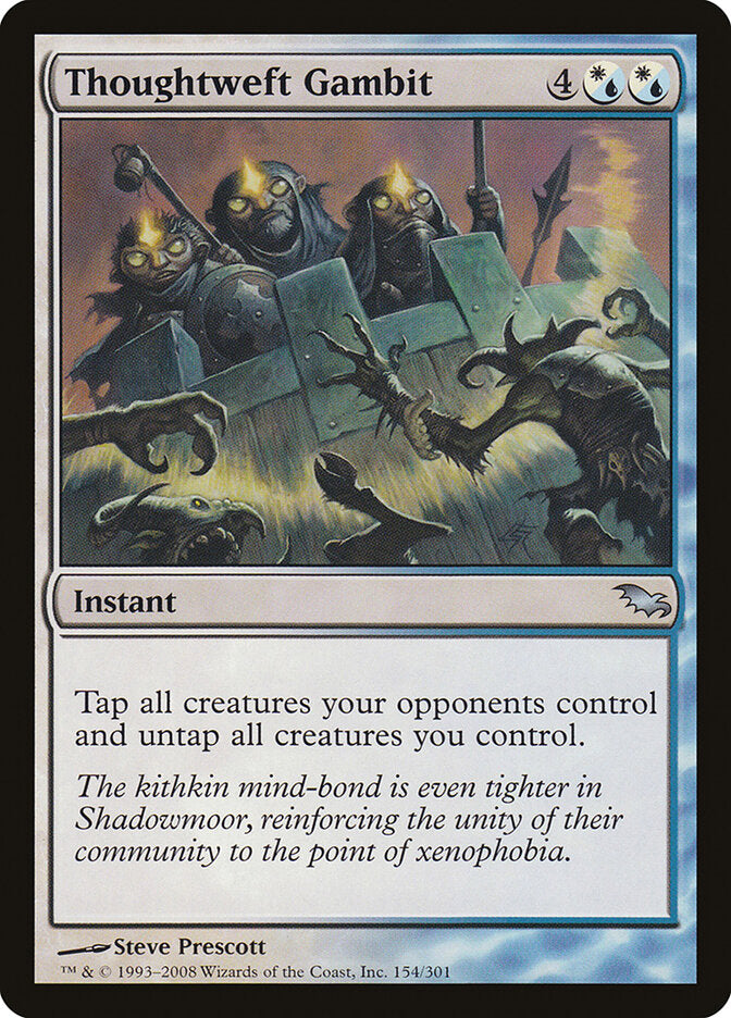 Thoughtweft Gambit (154) - Shadowmoor (SHM)