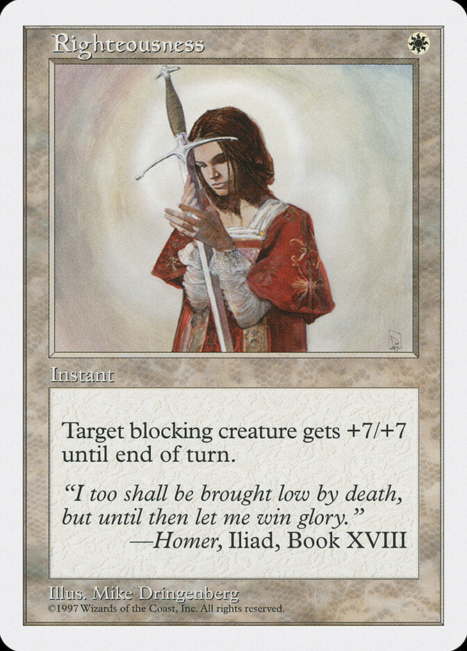 Righteousness (56) - Fifth Edition (5ED)