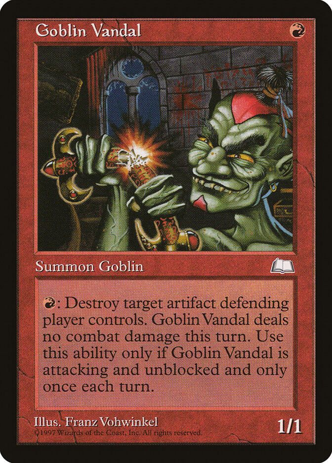 Goblin Vandal (105) - Weatherlight (WTH)