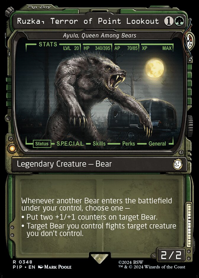 Ruzka, Terror of Point Lookout - Ayula, Queen Among Bears (348) - Fallout (PIP)