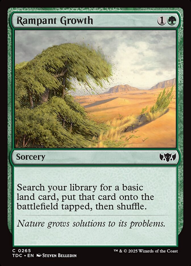 Rampant Growth (265) - Tarkir: Dragonstorm Commander (TDC)