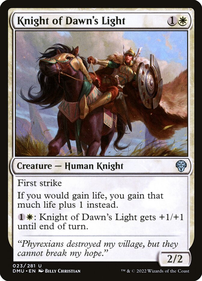 Knight of Dawn's Light (23) - Dominaria United (DMU)