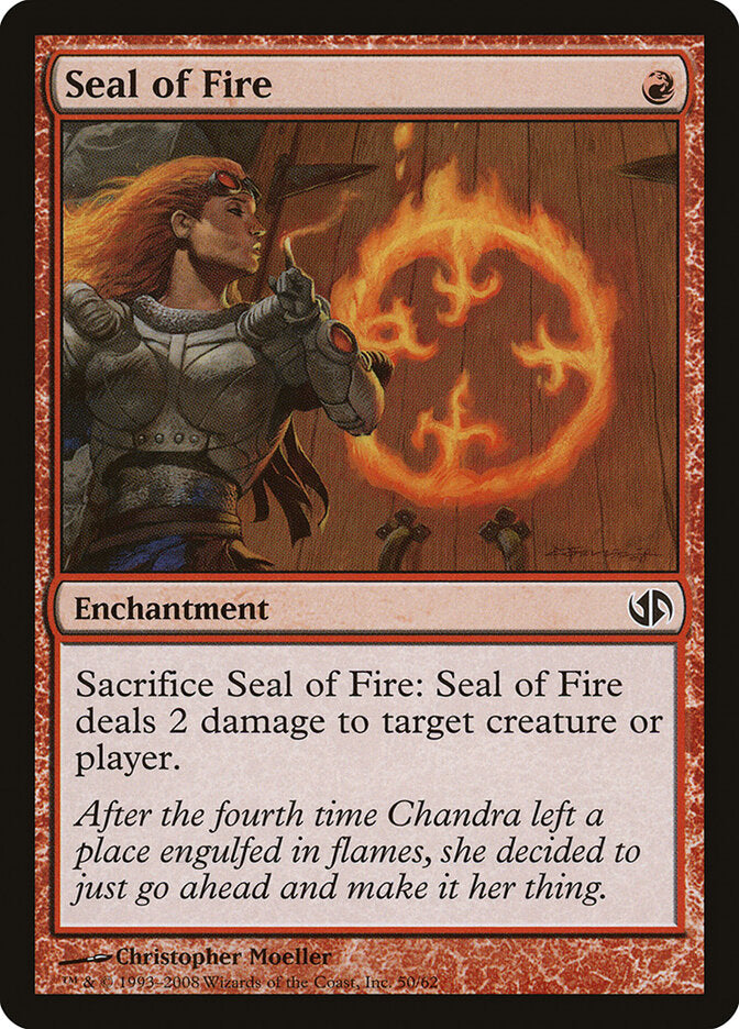 Seal of Fire (50) - Duel Decks: Jace vs. Chandra (DD2)