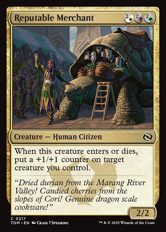 Reputable Merchant (217) - Tarkir: Dragonstorm (TDM)