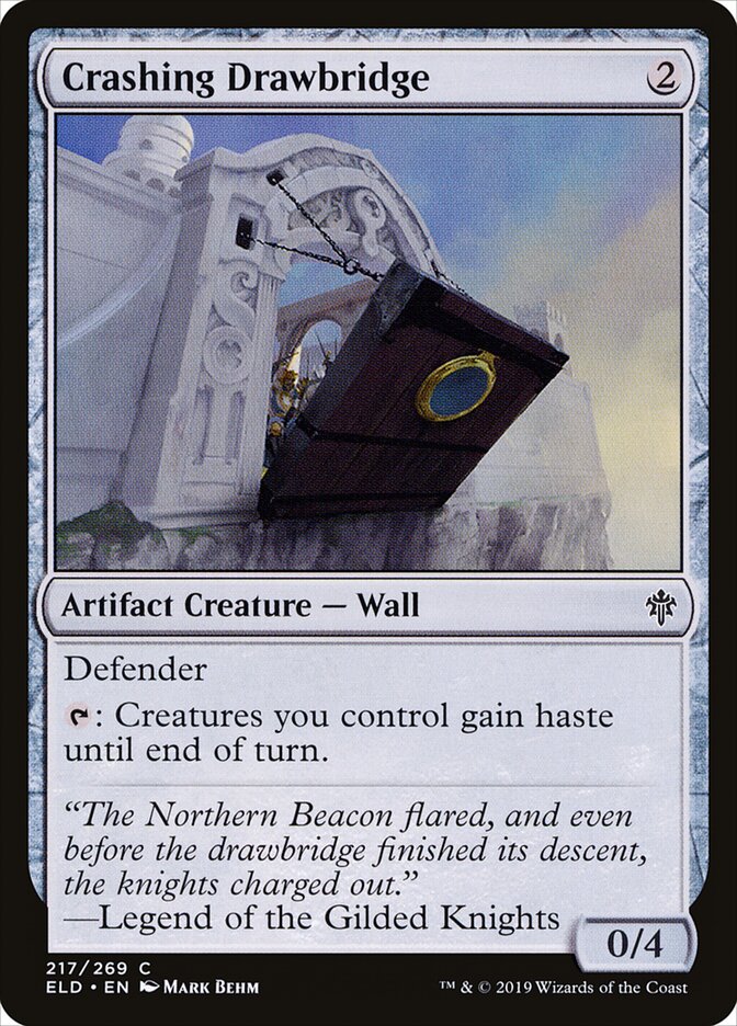 Crashing Drawbridge (217) - Throne of Eldraine (ELD)