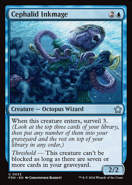 Cephalid Inkmage (32) - Foundations (FDN)