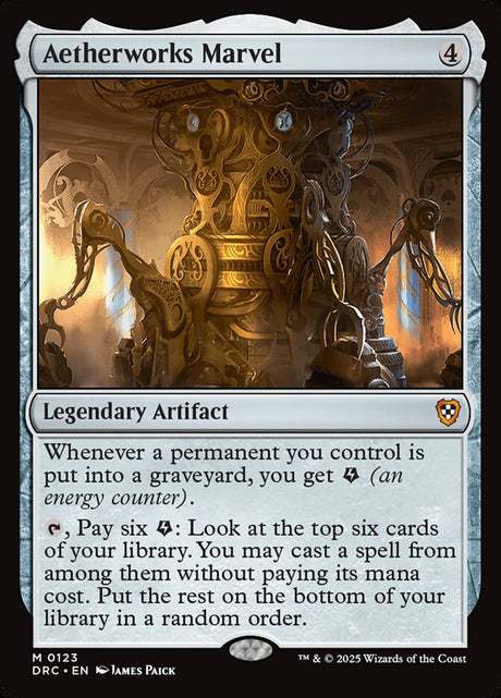 Aetherworks Marvel (123) - Aetherdrift Commander (DRC)