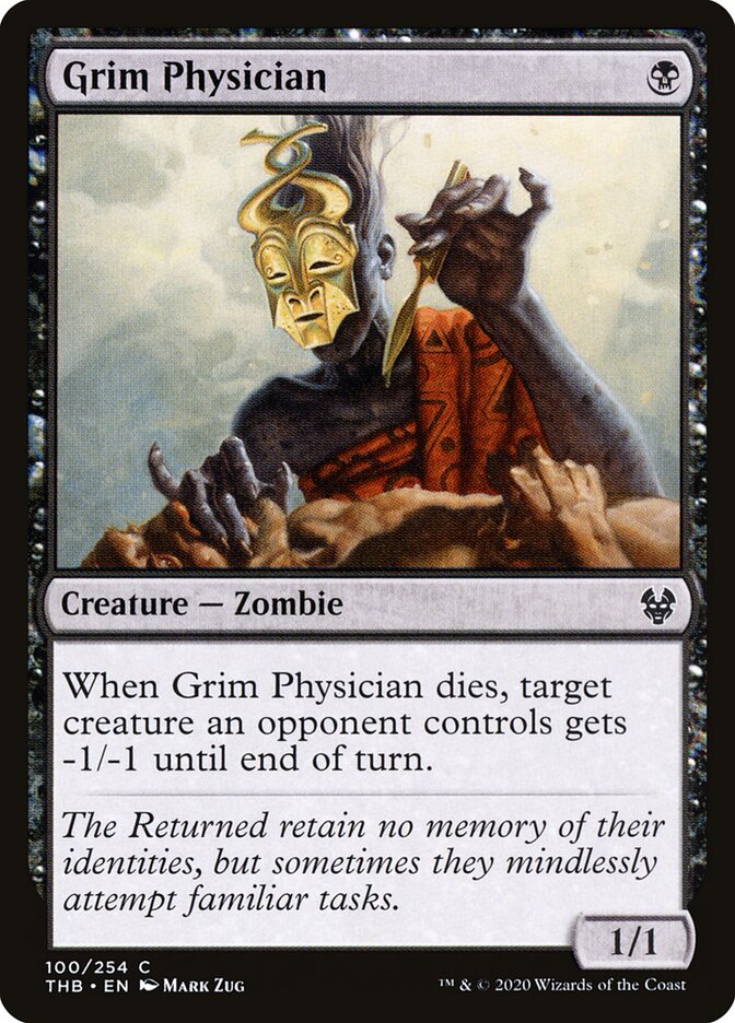 Grim Physician (100) - Theros Beyond Death (THB)