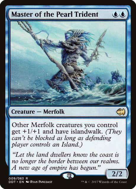 Master of the Pearl Trident (9) - Duel Decks: Merfolk vs. Goblins (DDT)