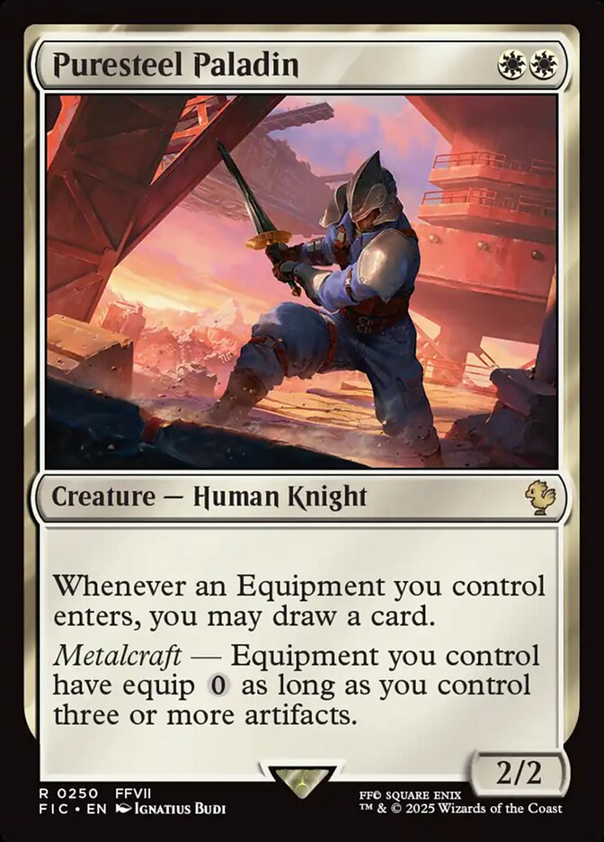Puresteel Paladin (250) - [Surge Foil] Final Fantasy Commander (FIC)
