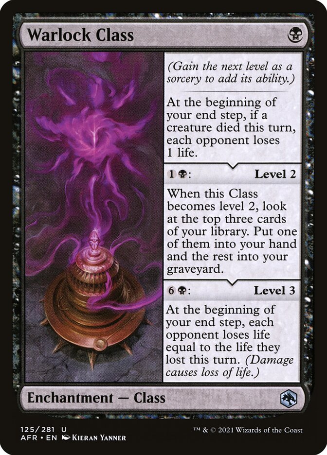 Warlock Class (125) - Adventures in the Forgotten Realms (AFR)