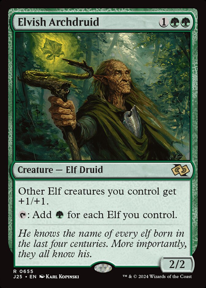 Elvish Archdruid (655) - Foundations Jumpstart (J25)