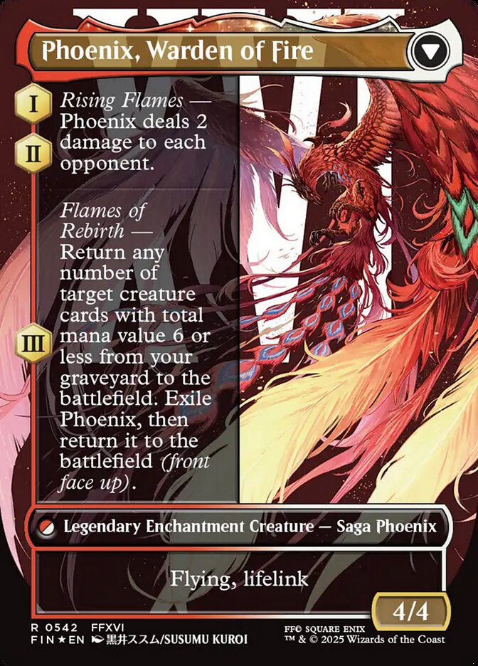 Joshua, Phoenix's Dominant // Phoenix, Warden of Fire (542) - Final Fantasy (FIN)