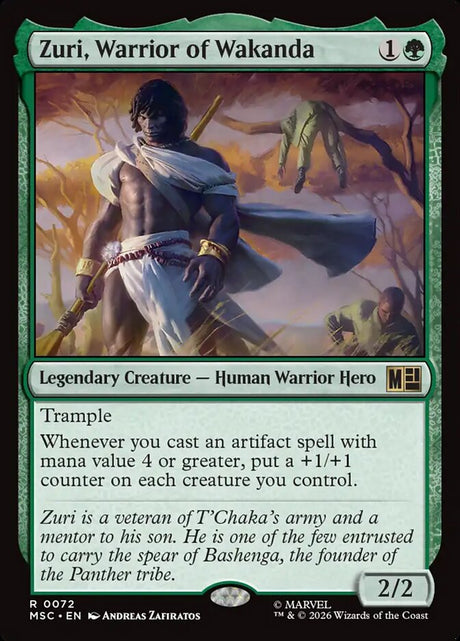 Zuri, Warrior of Wakanda (72) - Marvel Super Heroes Commander (MSC)