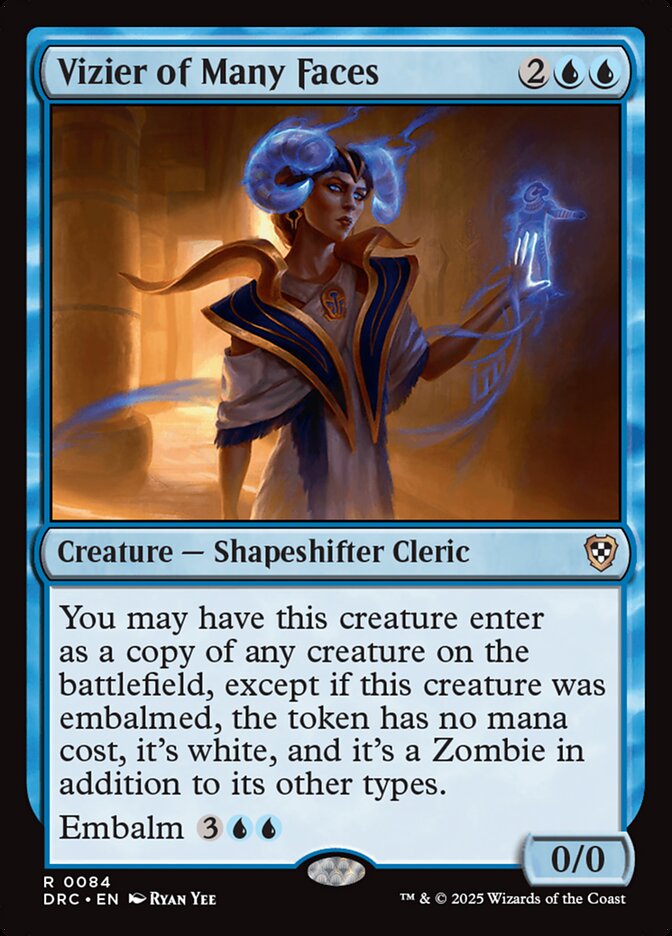 Vizier of Many Faces - Aetherdrift Commander (DRC)