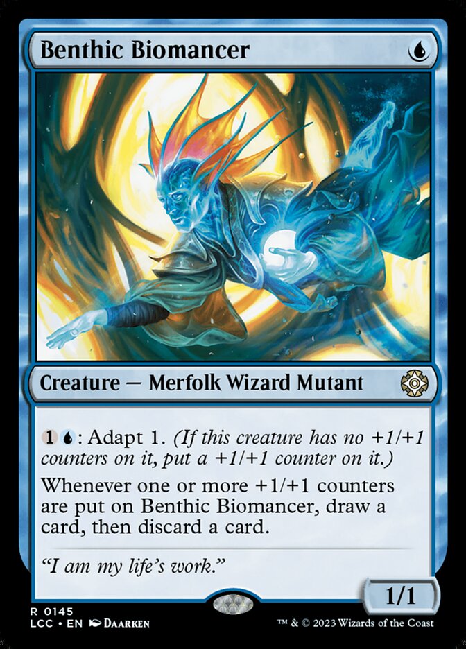 Benthic Biomancer (145) - The Lost Caverns of Ixalan Commander (LCC)