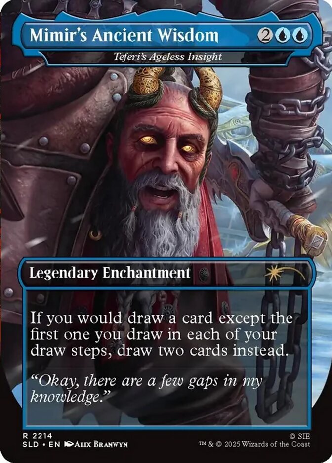 Mimir's Ancient Wisdom - Teferi's Ageless Insight // Teferi's Ageless Insight (2214) - Secret Lair Drop (SLD)
