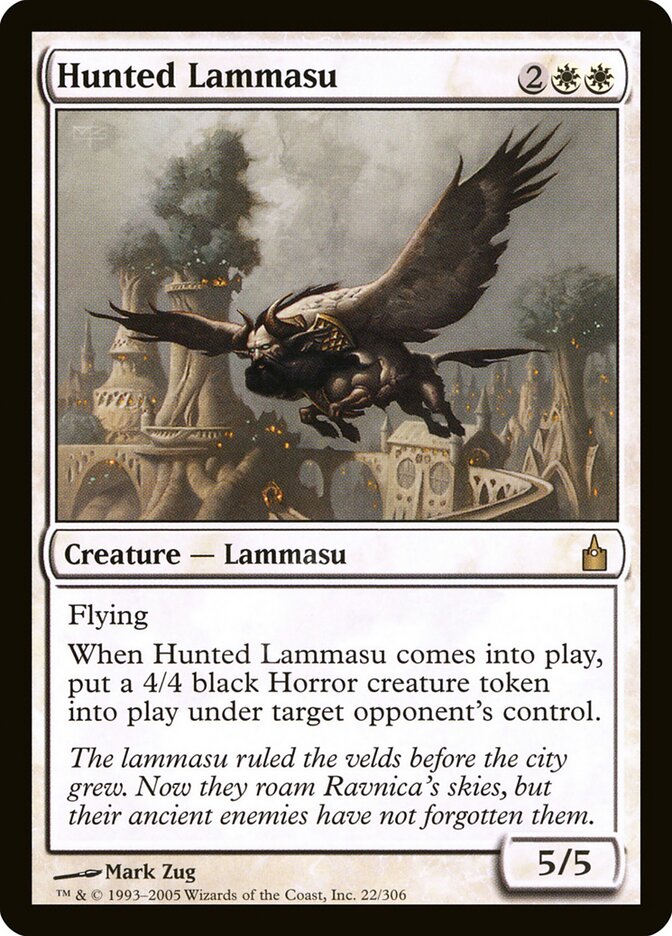 Hunted Lammasu (22) - Ravnica: City of Guilds (RAV)