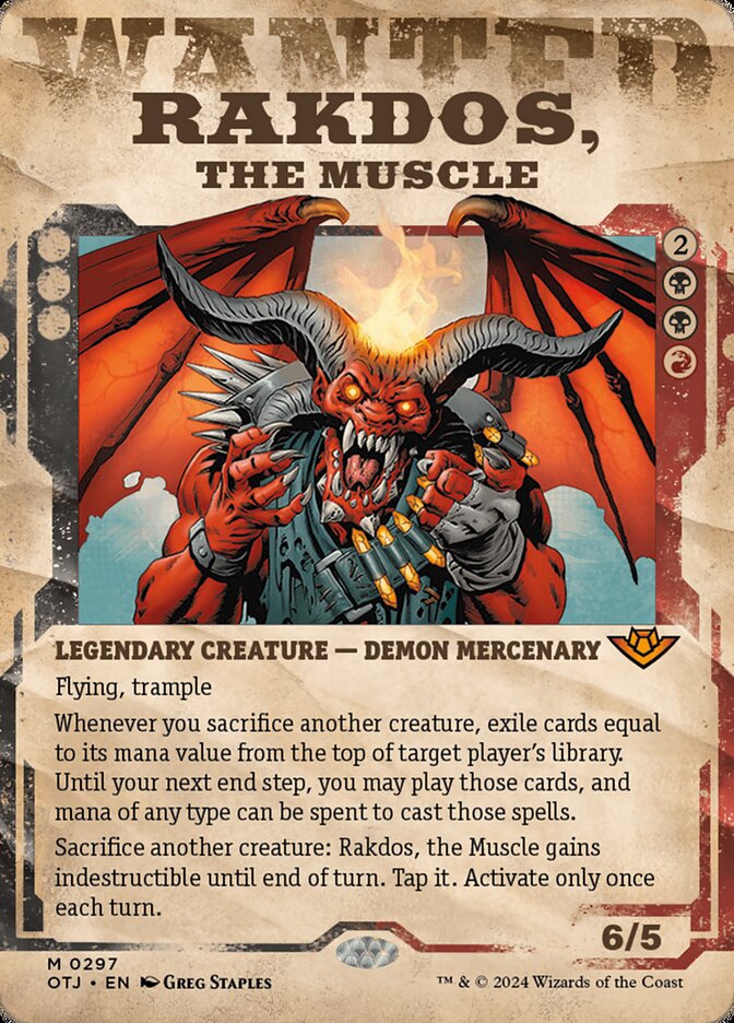 Rakdos, the Muscle - [Showcase] Outlaws of Thunder Junction (OTJ)