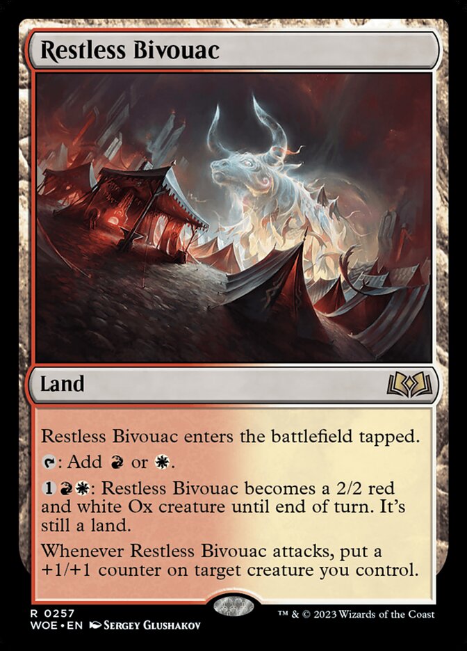 Restless Bivouac (257) - Wilds of Eldraine (WOE)