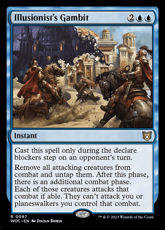 Illusionist's Gambit (97) - Wilds of Eldraine Commander (WOC)