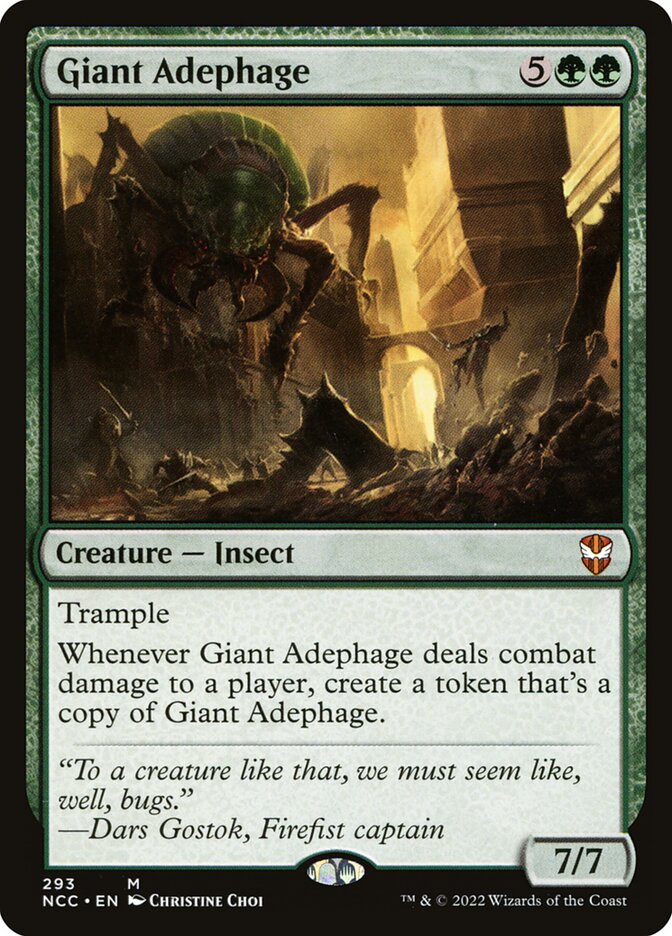 Giant Adephage (293) - New Capenna Commander (NCC)