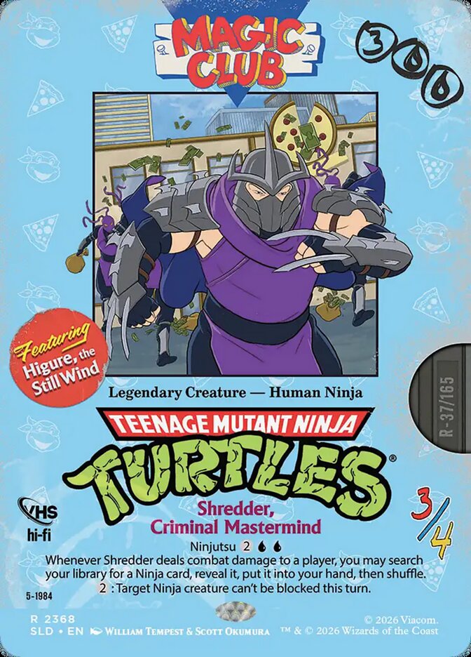 Shredder, Criminal Mastermind - Higure, the Still Wind (2368) - Secret Lair Drop (SLD)