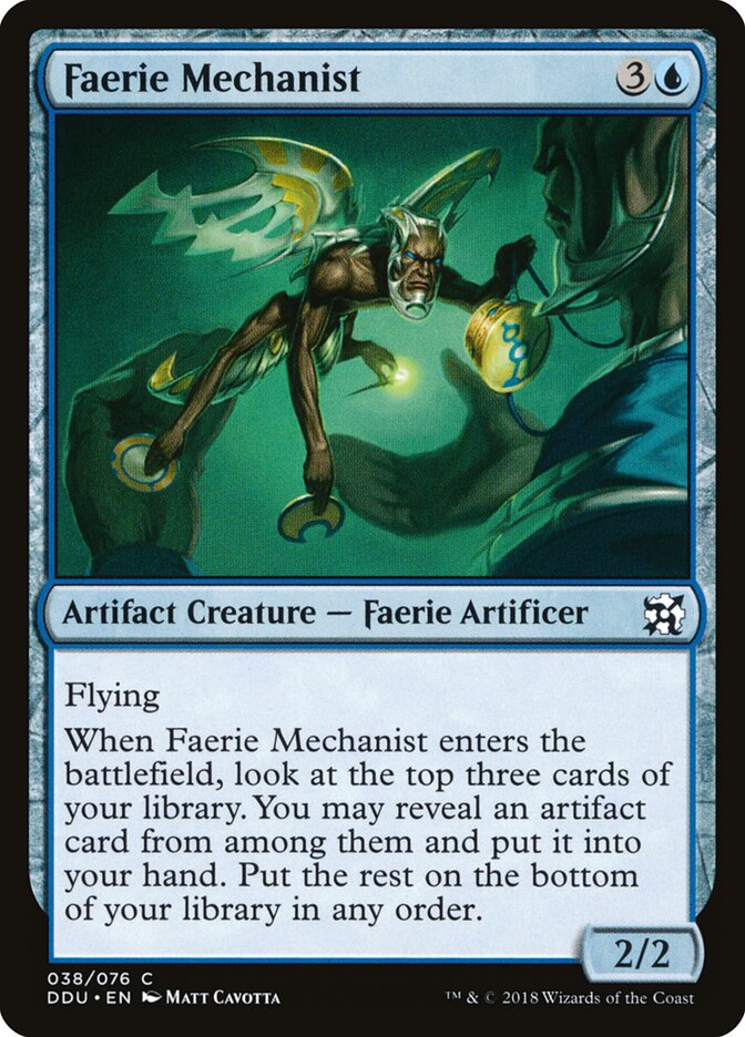 Faerie Mechanist (38) - Duel Decks: Elves vs. Inventors (DDU)