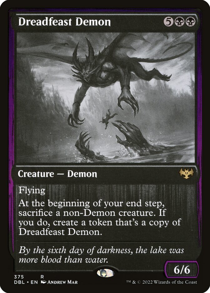 Dreadfeast Demon - Innistrad: Double Feature (DBL)