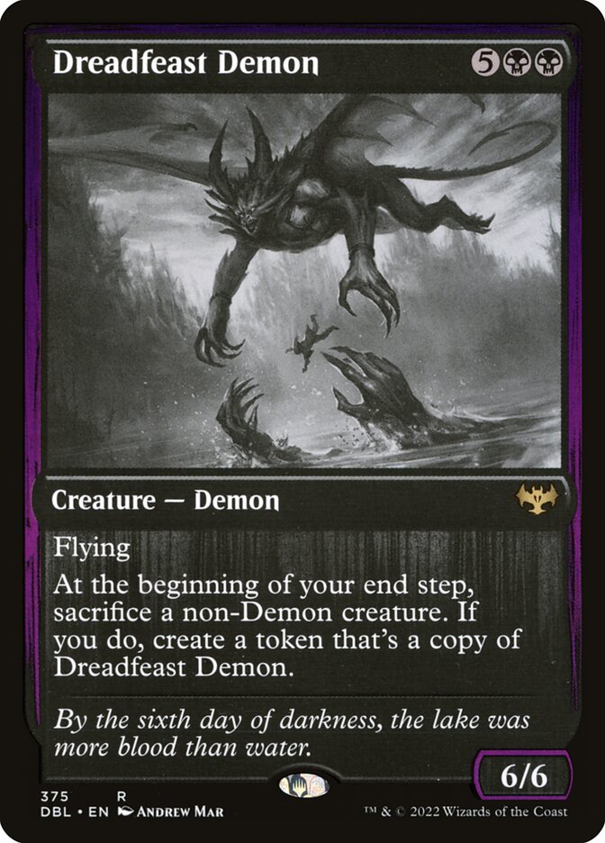 Dreadfeast Demon - [Foil] Innistrad: Double Feature (DBL)