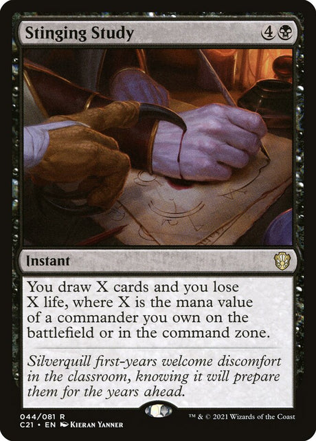 Stinging Study (44) - Commander 2021 (C21)